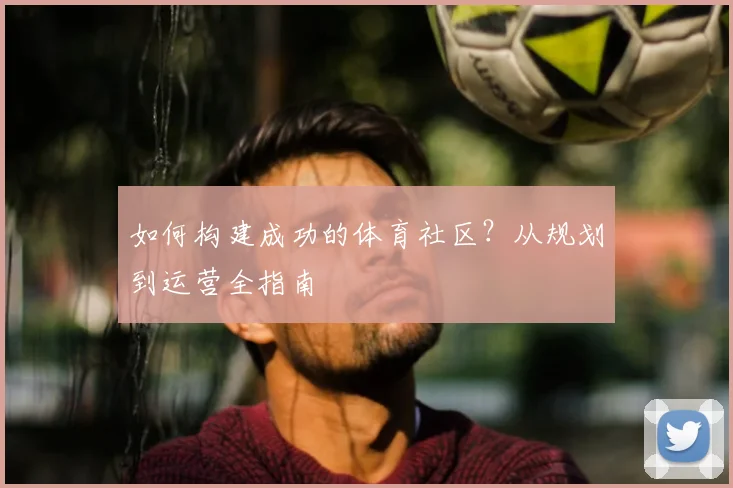 如何构建成功的体育社区？从规划到运营全指南